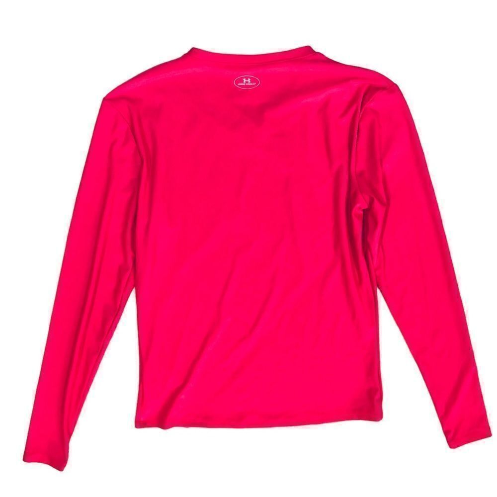 Under Armour Fuchsia Long Sleeve Junior Shirt Top Sz XL (Junior)